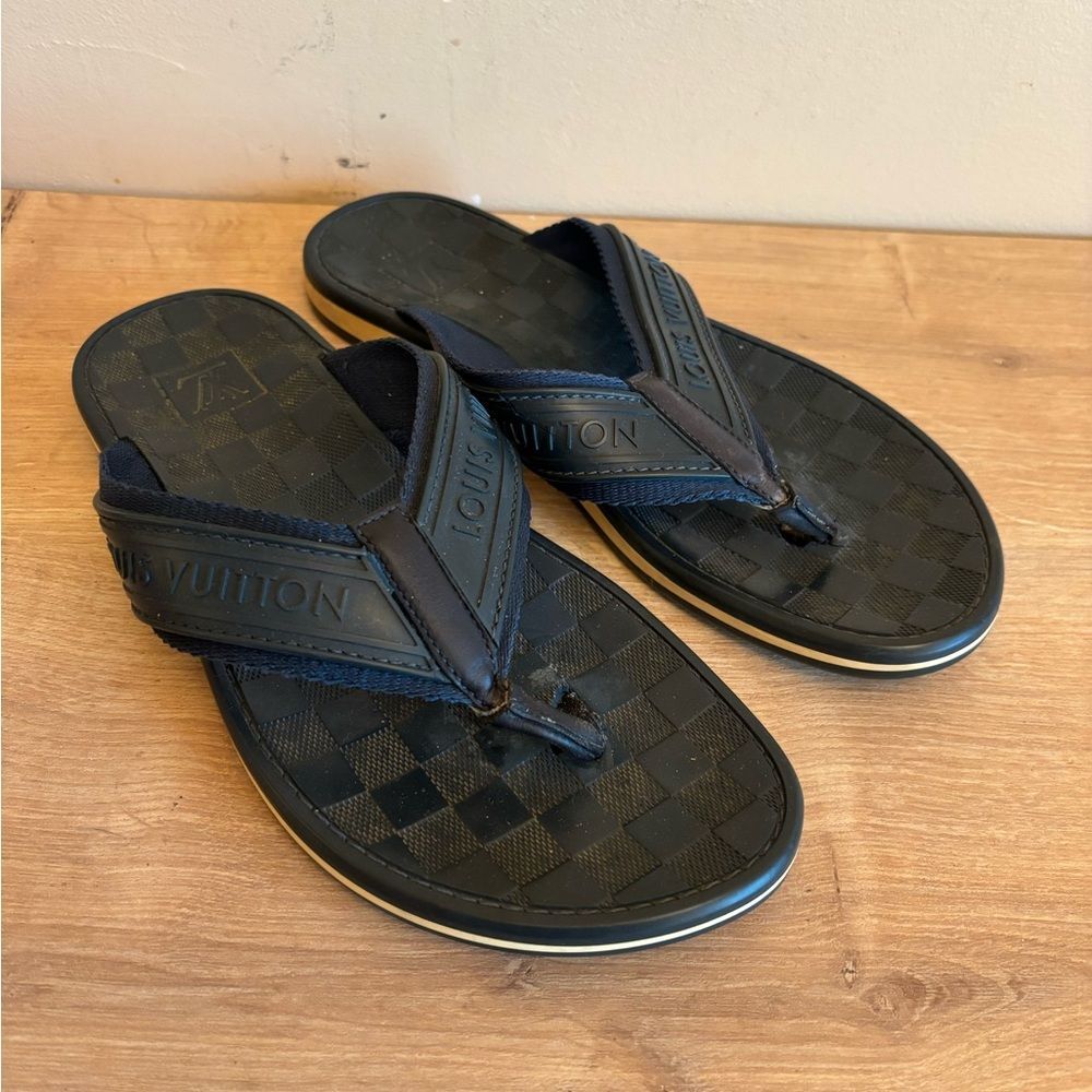 Authentic Louis Vuitton flip flops